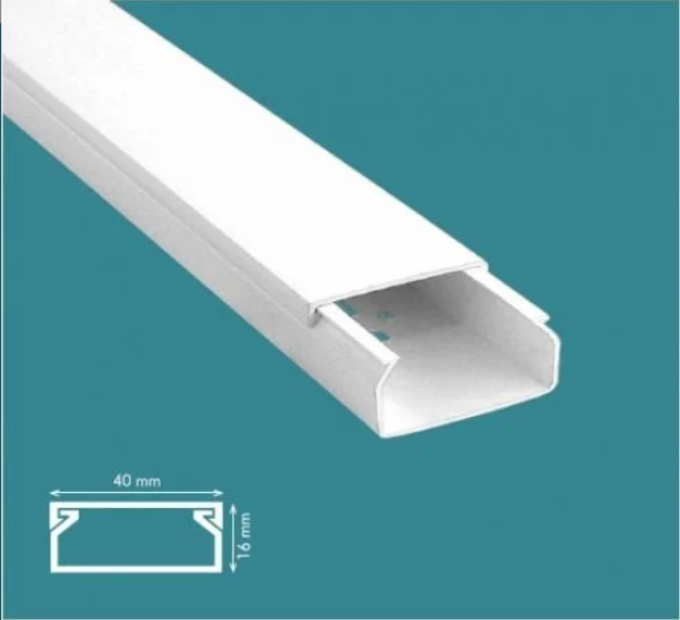 0004 Kablo Kanalı 40*16 Poşetli (Yapışkansız)