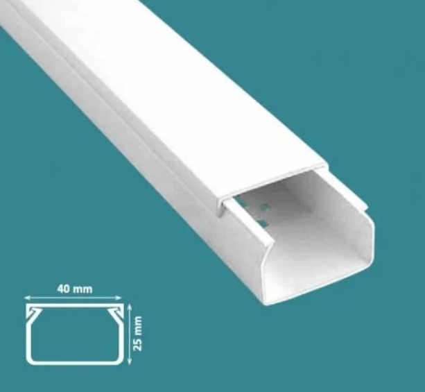 0006 Kablo Kanalı 40*25 Poşetli (Yapışkansız)